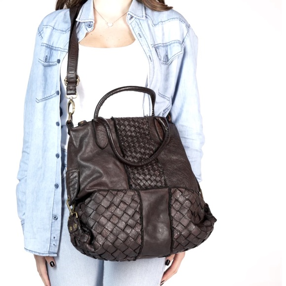 Civico 93 Nadira fine Italian black leather shoulder bag NWT - Picture 4 of 10